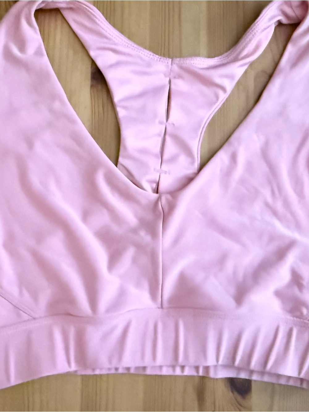 dip Pink Racerback Sports Bra